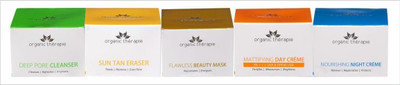 

Organic Therapie Total Day and Night Care Combo(Set of 5)