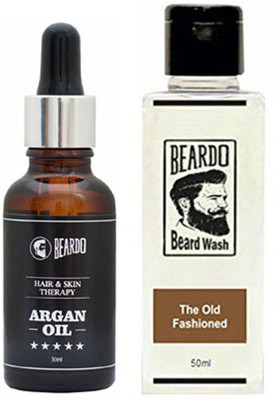 

Beardo Arganoil-Old Fashioned Wash 30 and 50ml(Set of 2)