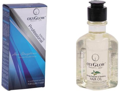 

Oxyglow Hair Straightener & Bhringaraj Regrowth & Revitalising Hair Oil(Set of 2)