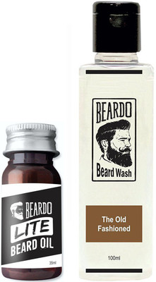 

Beardo Lite oil-Old Fashioned Wash 35 and 100ml(Set of 2)