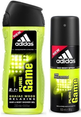 Adidas Pure Game 2-in-1 Shower Gel & Pure Game deo(Set of 2) available at flipkart for Rs.345