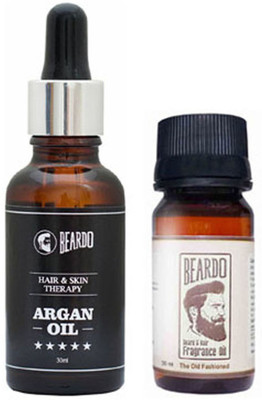 

Beardo Argan oil 30ml and Old Fashioned Oil 30ml(Set of 2)