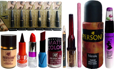 

Personi Combo Kit Of Cosmetic Products(Set of 16)