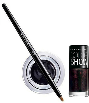 

Maybelline Lasting Drama Gel Eye Liner and Color Show Combo 2(Set of 2)