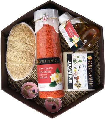 

Soulflower Hexagon Jasmine Giftset(Set of 5)