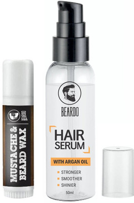 

Beardo Waxstick 4gm and Hairserum 50ml(Set of 2)