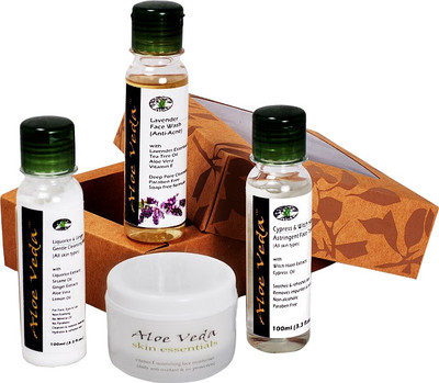 

Aloe Veda Complete Face Care Collection - Winter Selection(Set of 4)