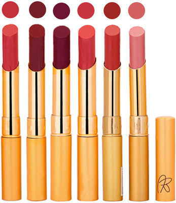 

Rythmx Imported Lipstick Combo of 6 Pcs for Ladies Women Girls 162201711(Multicolor,, 13.2 g)