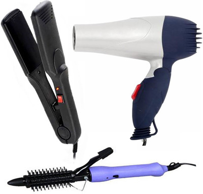 WIB wib-124 Personal Care Appliance Combo(Hair Straightener, Hair Curler)