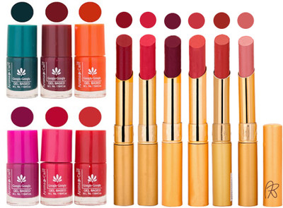 

Aroma Care Famous Combo of Nail Polish with Rythm Long Lasting Lipstick Sets 183201729(Set of 12)