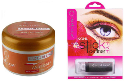 

Oxyglow Lacto Bleach & Kohl Stick Eye Definer(Set of 2)