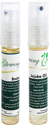 

Glowing Buzz Combo of 1 Brahmi Essential Oil and 1 Jojoba Essential Oil(Set of 2)