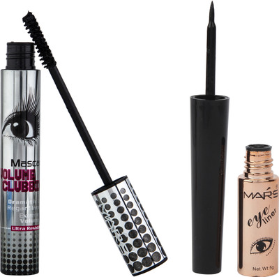 

Mars Smudge proof Eyeliner and Mascara 2in1(Set of 2)