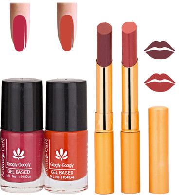 

Aroma Care Nail Polish RHYTHM Mauve Lipstick Combo 025(Set of 4)
