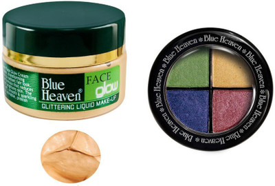 

Blue Heaven Face Glow & 4x1 Eye Magic Eye Shadow Combo(Set of 2)