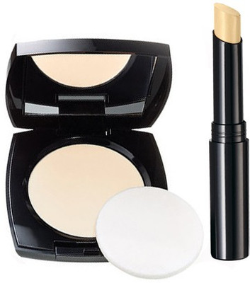 

Avon Ideal Luminous Concealer (2g) + Pressed powder (11g) - Light Wheat(Set of 2)