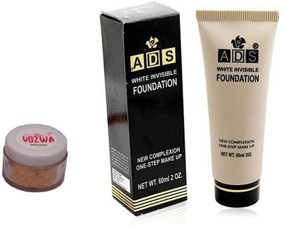 

Vozwa Golden Shimmer Powder with White Invisible Foundation(Set of 2)