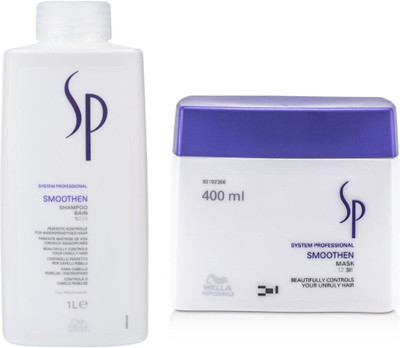 

Wella Professionals Sp Smoothen Shampoo With Mask(Set of 2)
