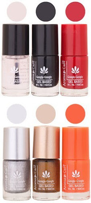 

Aroma Care Matte Nail Polish Combo-cc 10-11-554-575 Top-Blk N Multicolor,(Pack of 12)