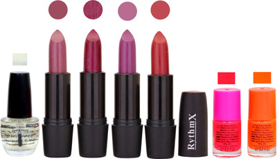 

Rythmx GSR RYTH BLK LIPSTICKS AND NAIL POLISH IMPORTANT COMBO 090(Set of 7)