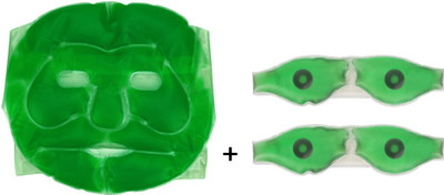 

Fashion Deck 1 Aloe vera gel face and 2 eye masks(Set of 3)