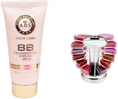 

ADS BB Cream (SPF-20) / Lipgloss Palette(Set of 2)