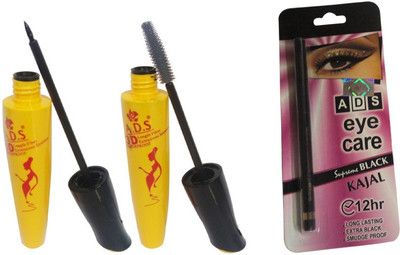 

ADS Eye Liner / Mascara / Kajal(Set of 3)