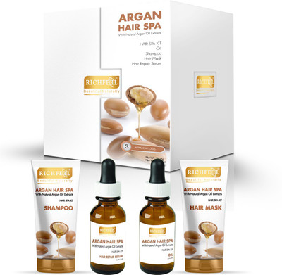 

Richfeel Argan Hair Spa(Set of 4)