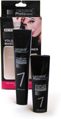 

7 Heaven's Photogenic Waterproof Mascara & Eyeliner Combo 2FAB(Set of 2)