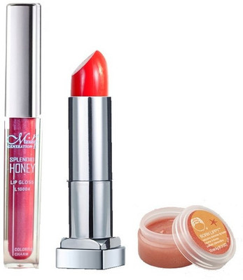 

Menow Splendid Honey All Day Lip Wear Collection-Apple of my eye(Set of 3)
