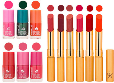 

Aroma Care Perfect Combo of Nail Polish and Rythm Lipstick Popular Shades in Wholesale Rate 2332017095(Set of 12)