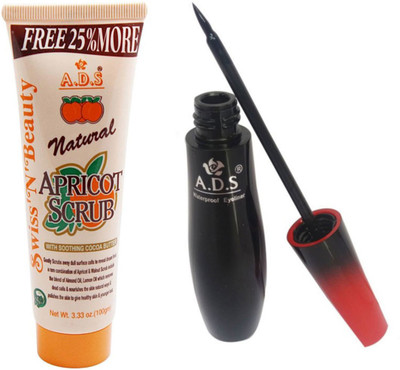 

ADS Scrub (100g) With 1595 Eyeliner(Set of 2)
