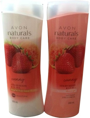 

Avon Strawberry & Guava Lotion And Shower Gel(Set of 2)