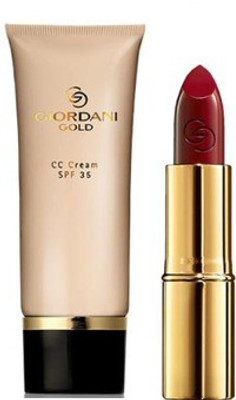 Oriflame Sweden CC Cream Iconic Lipstick(Set of 2)