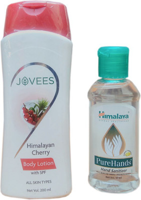 

Jovees combo of body lotion & hand sanitizer(Set of 2)