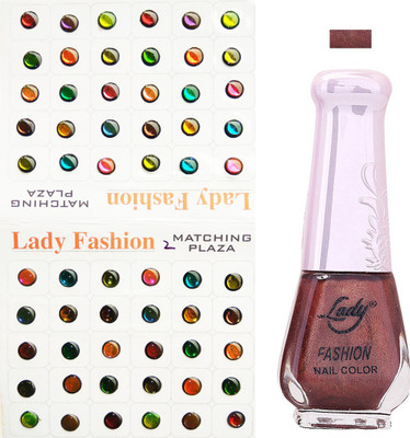 

Lady Fashion Nail Polish And Bindi 0803201709(Set of 2)