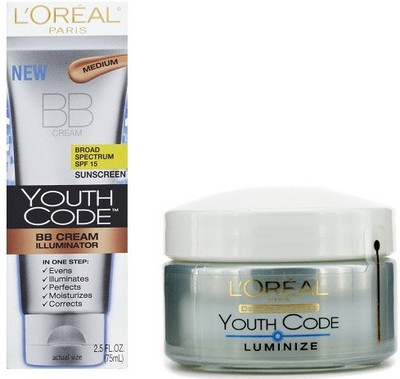 

L'Oreal Paris Youth Code BB Cream with luminize(Set of 2)