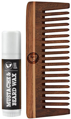 

Beardo Waxstick 4gm and Shisham comb(Set of 2)