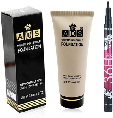 

ADS Foundation with Sketch Pen Eyeliner(Set of 2)