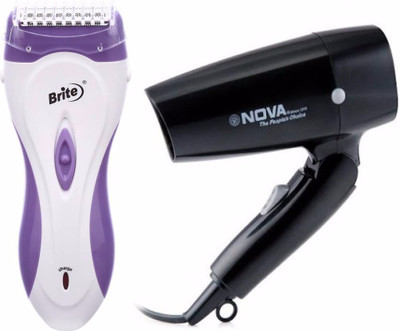

Brite 3p-05 Personal Care Appliance Combo(Hair Straightener, Hair Curler, Hair Dryer)
