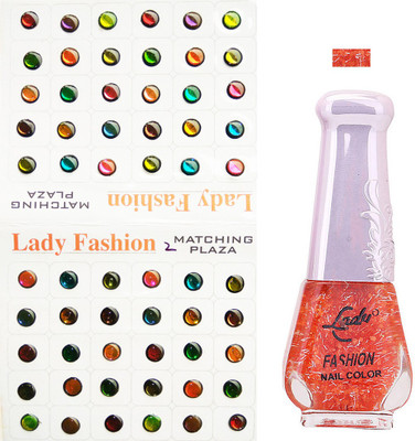 

Lady Fashion Nail Polish And Bindi 0803201738(Set of 2)