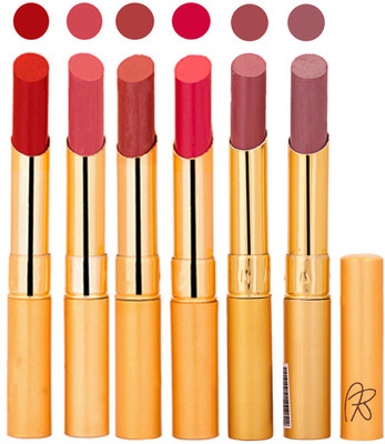 

Rythmx 6 Pcs Color Lipstick Makeup Creamy Matte Long Lasting Lip Colors 162201771(Multicolor,)