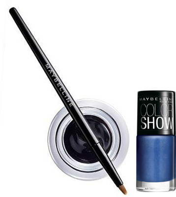 

Maybelline Lasting Drama Gel Eye Liner and Color Show Combo 1(Set of 2)