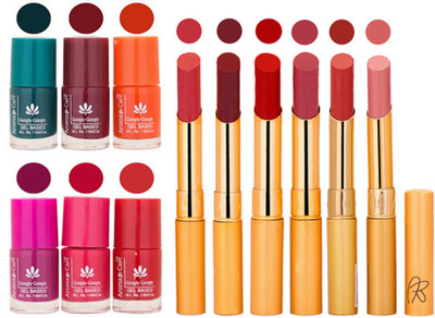 

Aroma Care Famous Combo of Nail Polish with Rythm Long Lasting Lipstick Sets 183201787(Set of 12)