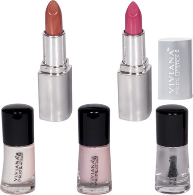 

Viviana Nail Paint, Lipstick(Set of 5)