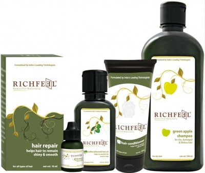 Richfeel Combo Kit for Dry Hair(Set of 4)