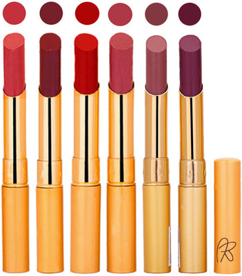

Rythmx Imported Lipstick Combo of 6 Pcs for Ladies Women Girls 162201703(Multicolor,, 13.2 g)