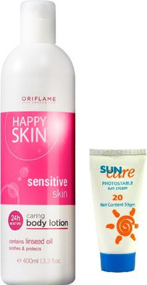 

Oriflame Sweden Body lotion-suncream combo(Set of 2)
