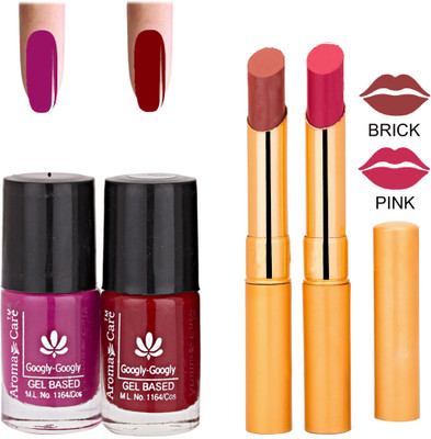 

Aroma Care Nail Polish RHYTHM Pink Lipstick Combo 072(Set of 4)