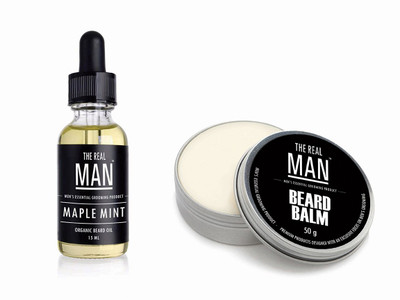 

The Real Man Beard & Mustache Oil Maple Mint(15ml) & Balm(50g)(Set of 2)